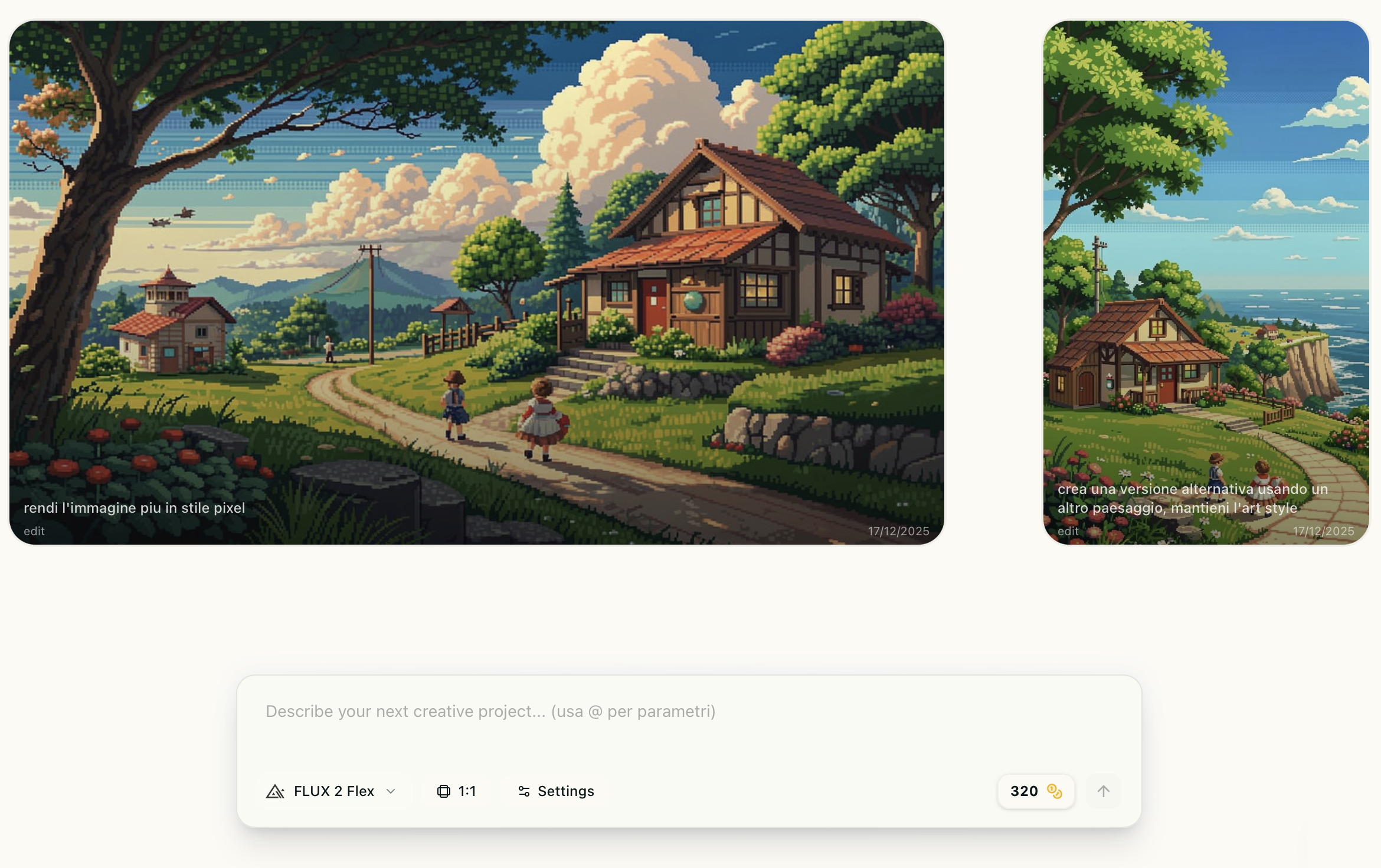 Creative Flow Interface